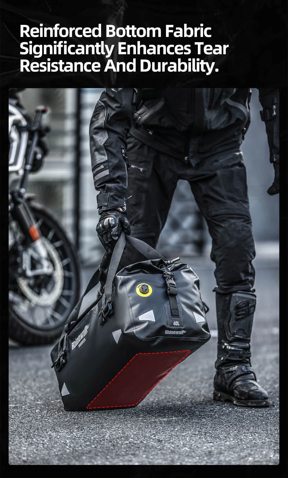 MYS2405BK - Warrior Series X 60L Duffel Bag Magnetic Opening