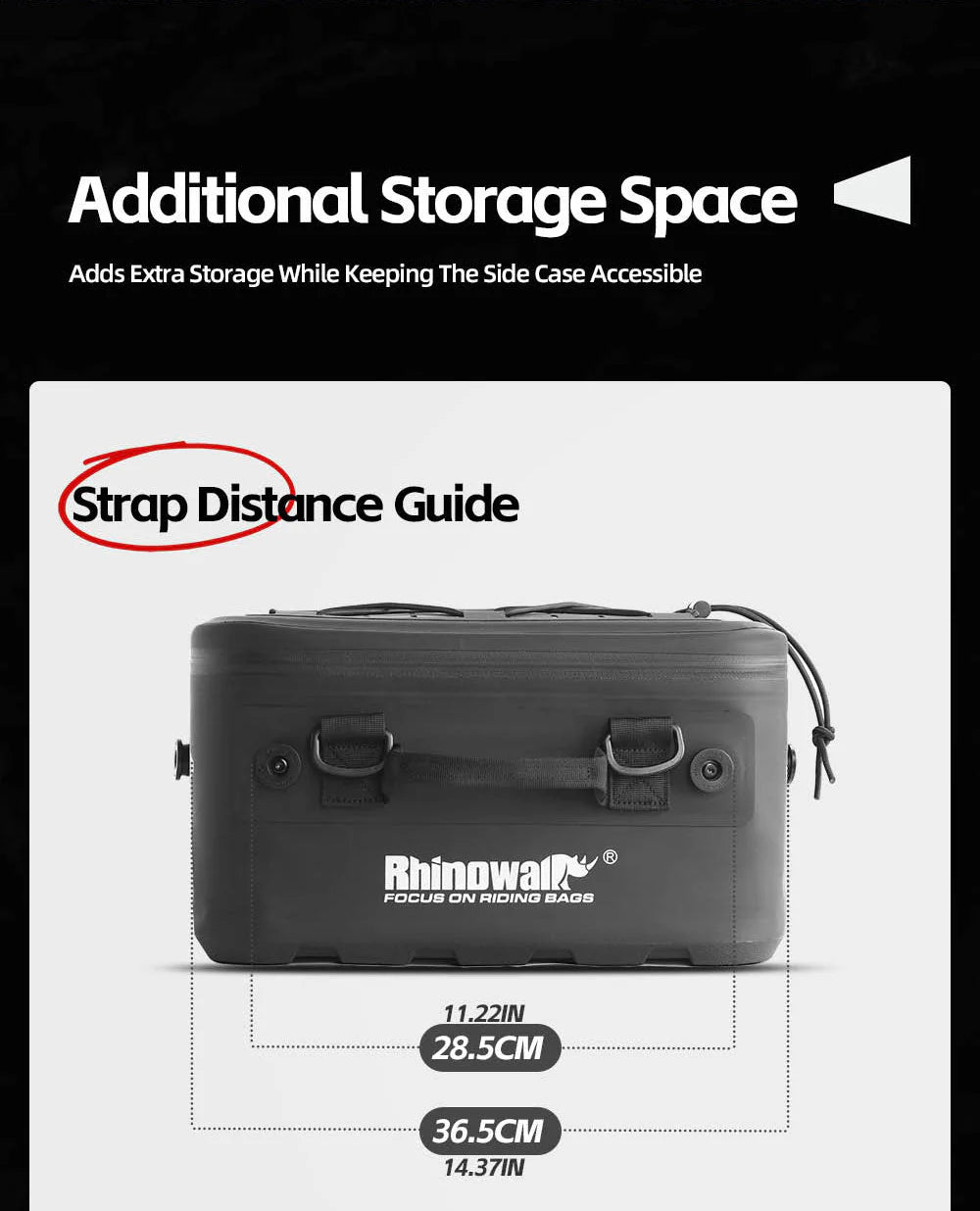 MFT2306 - 16L Extended Waterproof Touring Bag for Side Case