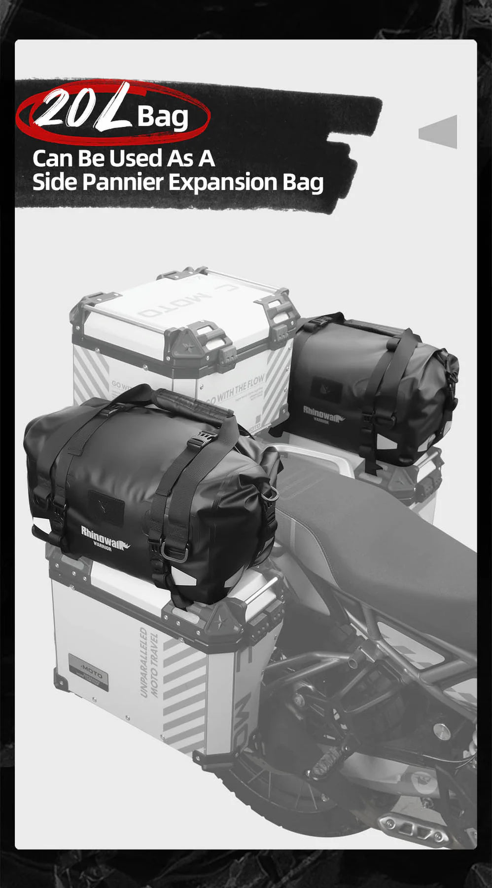 MYS2403BK - Warrior Series X 40L Duffel Bag Magnetic Opening