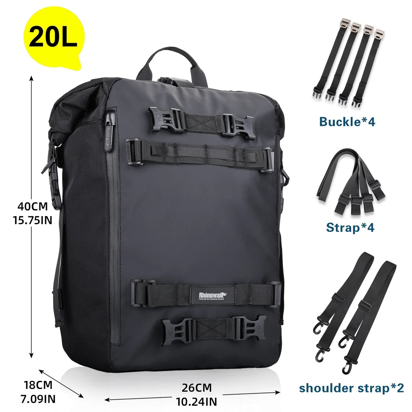 MT21620 - Modular motorcycle pack 20L