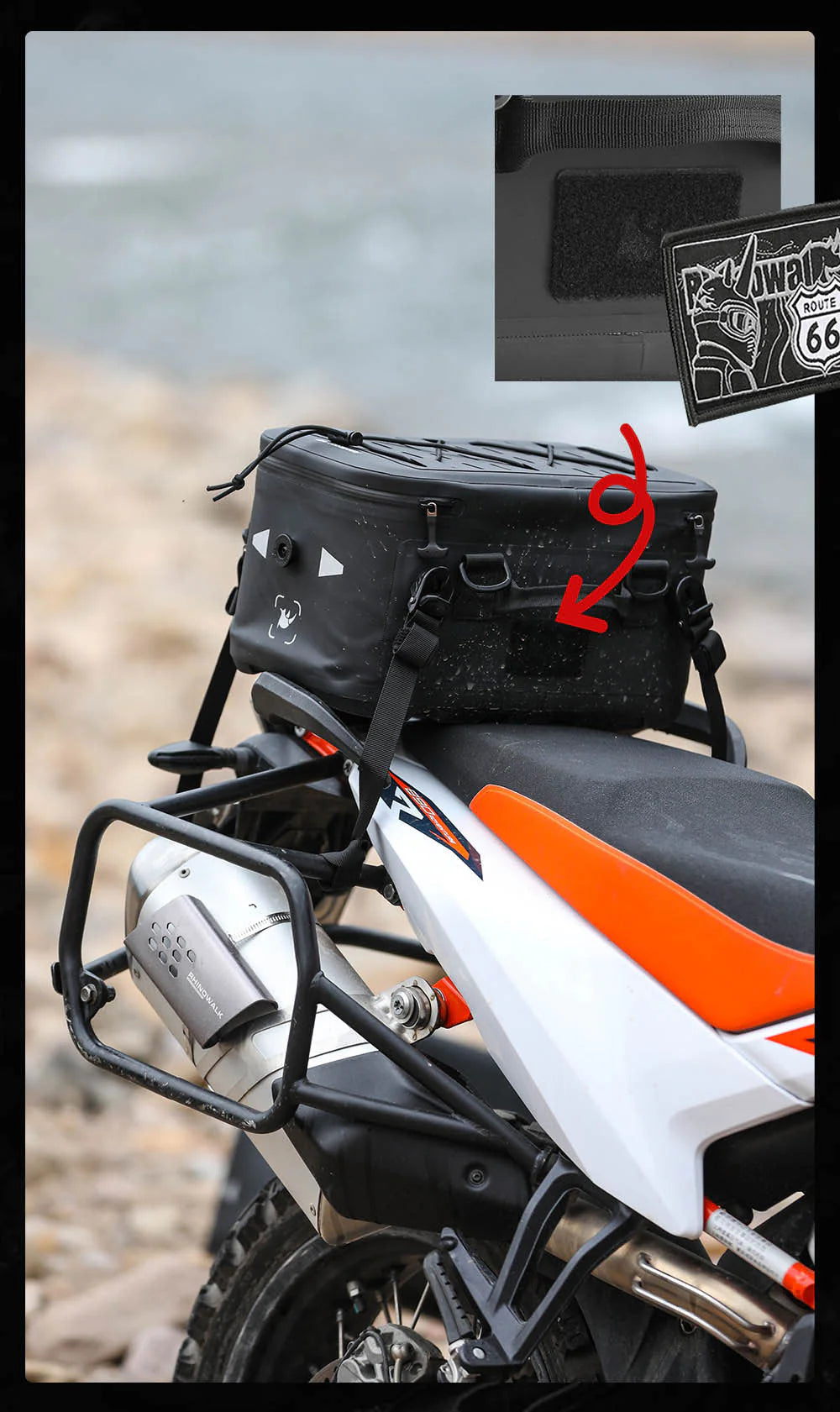 MFT2306 - 16L Extended Waterproof Touring Bag for Side Case