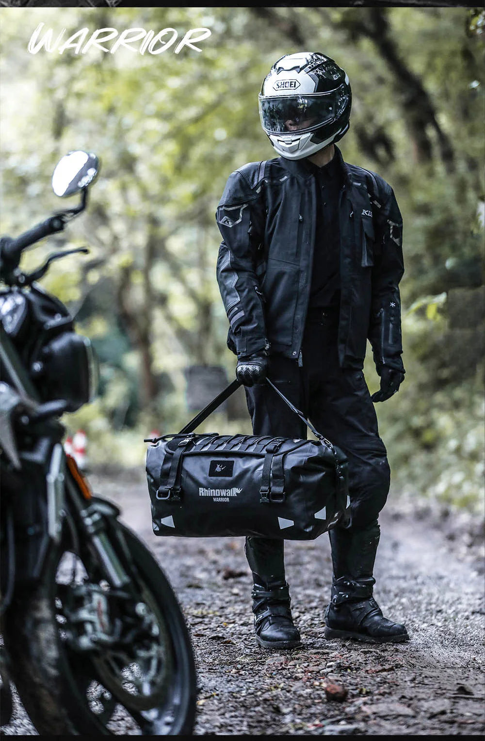 MYS2403BK - Warrior Series X 40L Duffel Bag Magnetic Opening