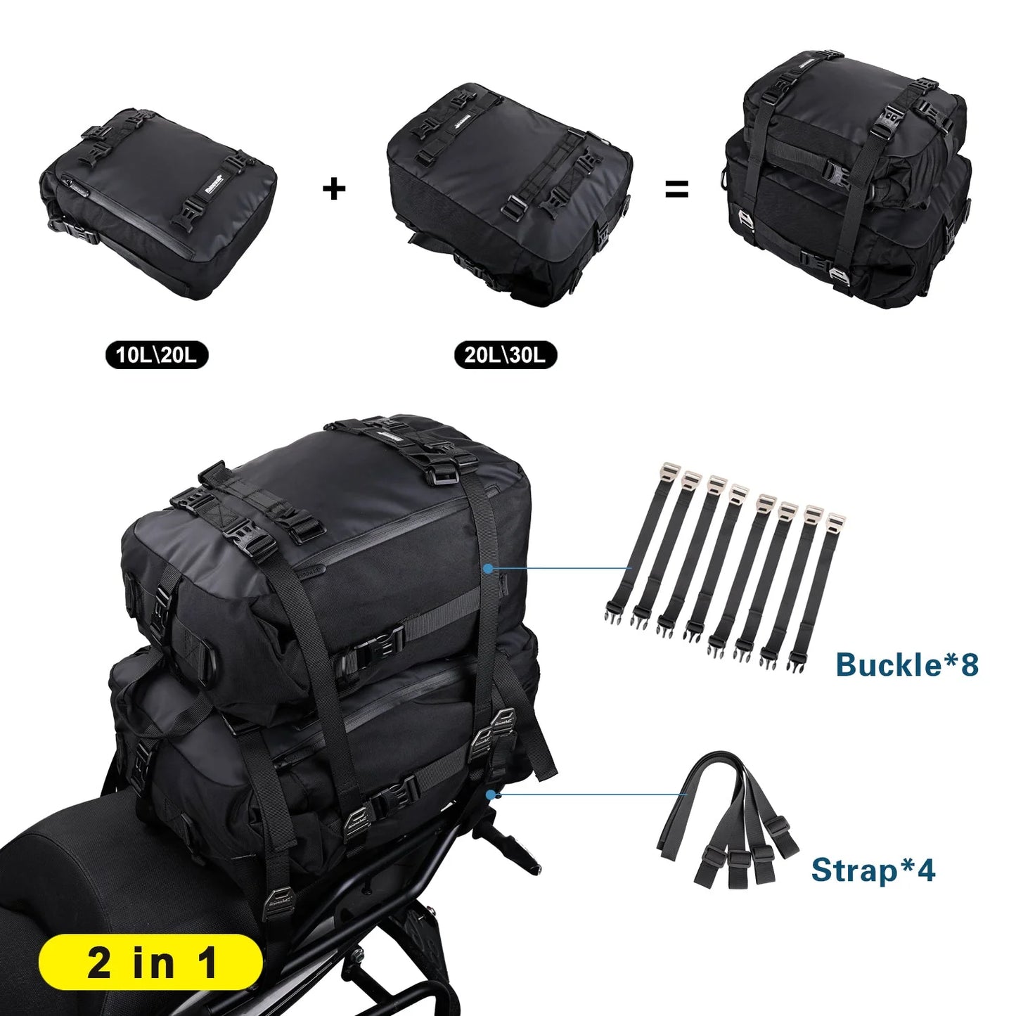 MT21630 - Modular motorcycle pack 30L
