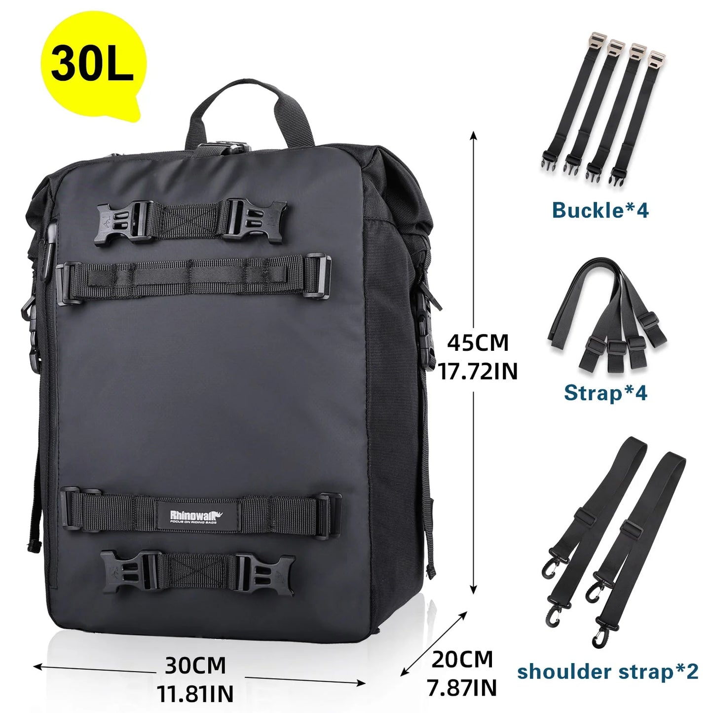 MT21630 - Modular motorcycle pack 30L