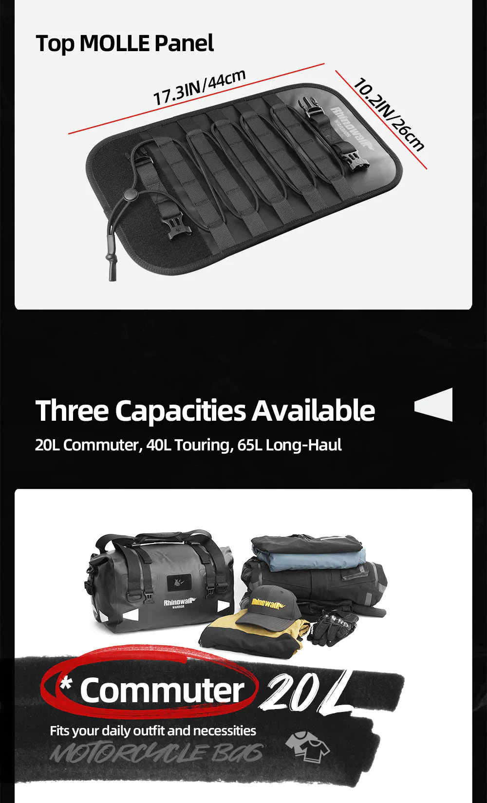 MYS2405BK - Warrior Series X 60L Duffel Bag Magnetic Opening