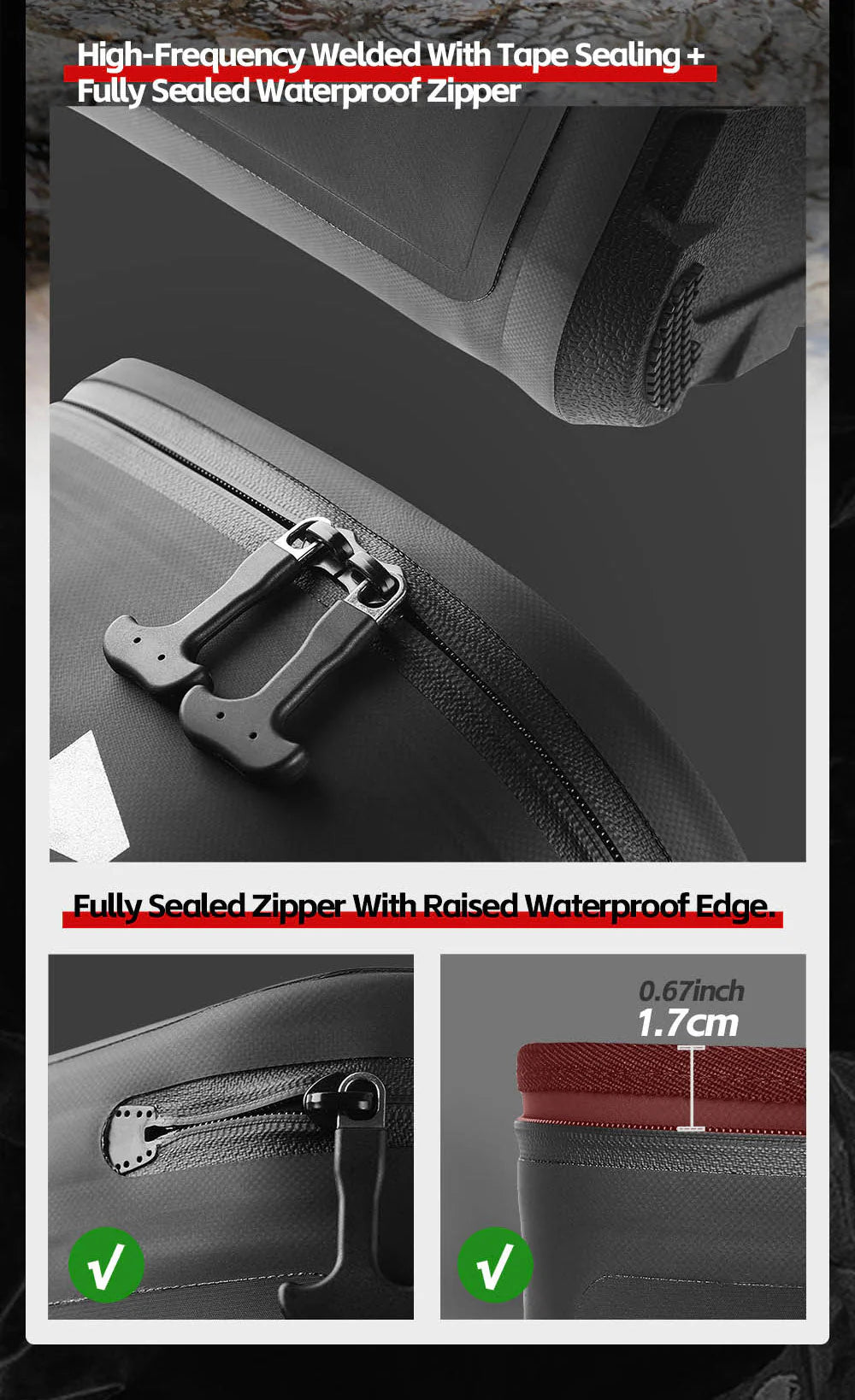 MFT2306 - 16L Extended Waterproof Touring Bag for Side Case