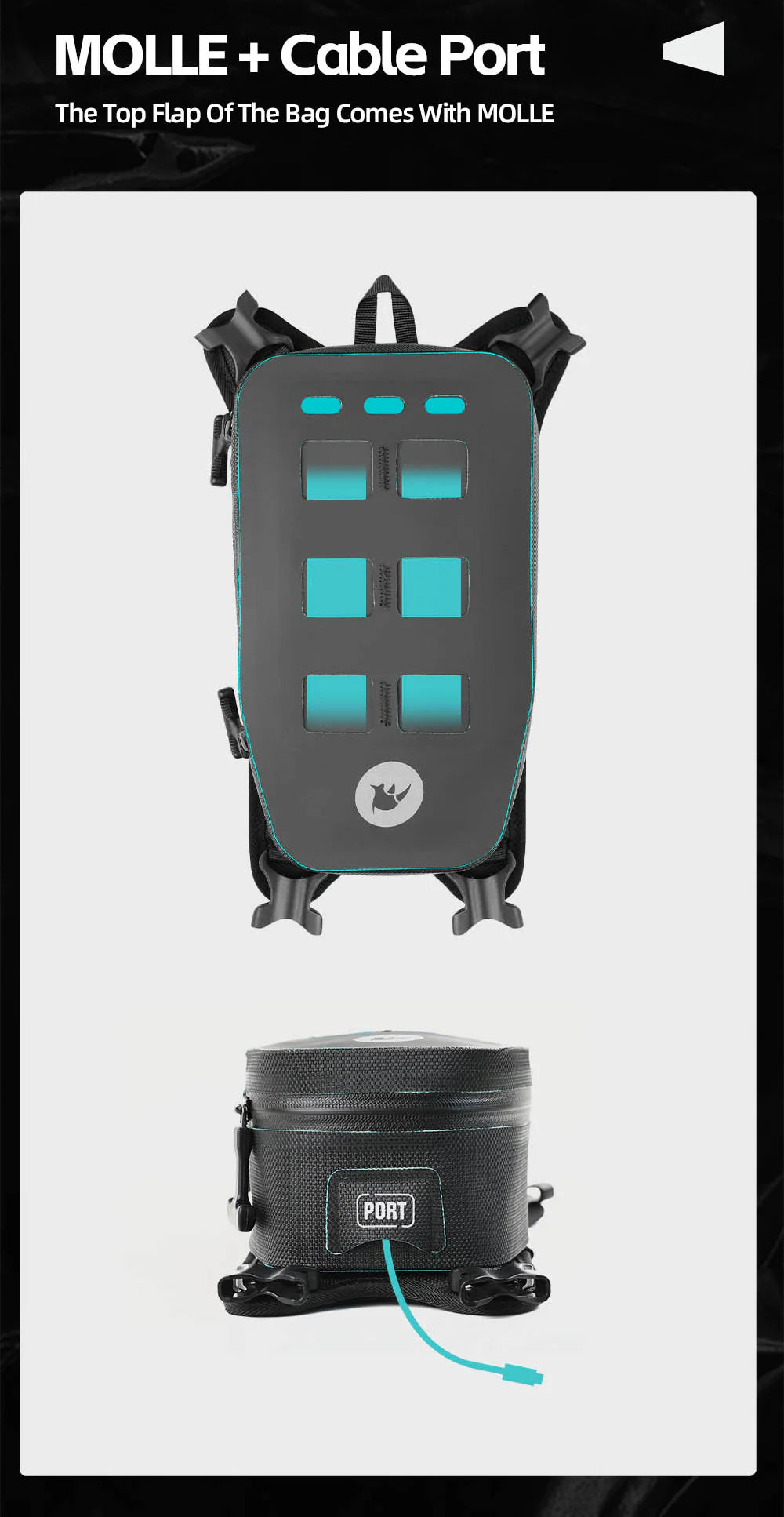 MCY2601 - 2L Compact Waterproof Tank Bag