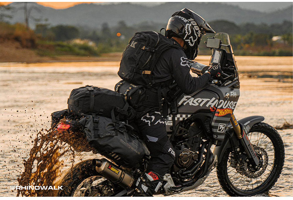 MT1428 - Motorcycle waterproofthrough over saddle bags 14L - 28L
