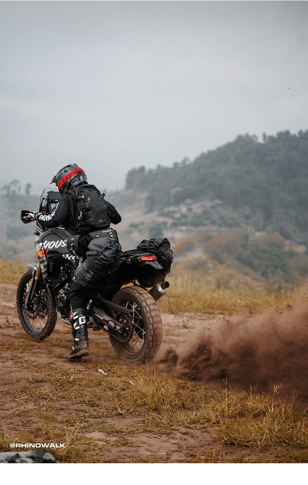 MT1418 - Motorcycle waterproofthrough over saddle bags 9L - 18L