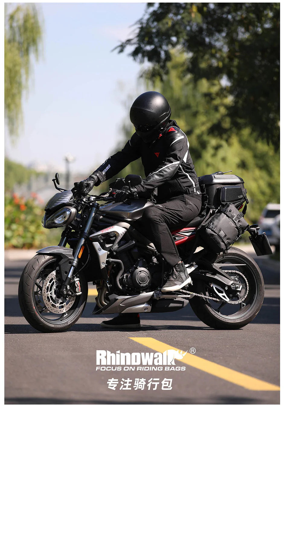 MT2335 - Expandable Motorcycle Tail Bag Cargobag 23L - 35L