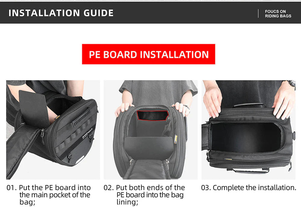 MTR5001 - Multifunctional motorcycle scooter tunnel bag 15L