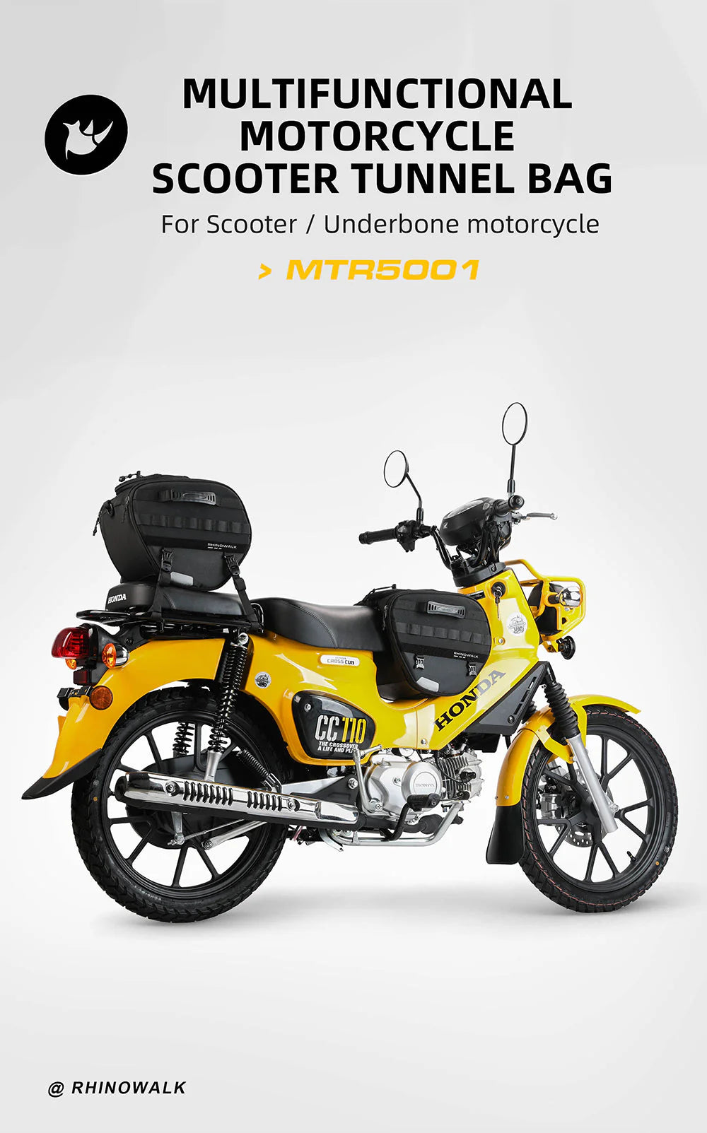 MTR5001 - Multifunctional motorcycle scooter tunnel bag 15L