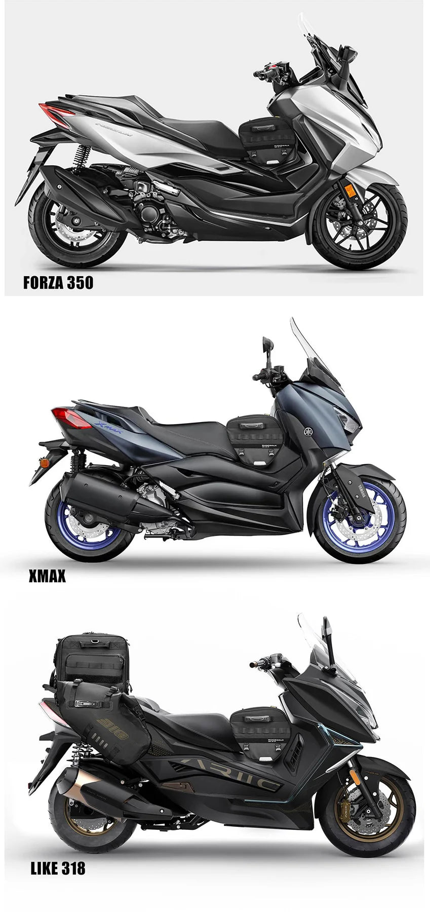 MTR5001 - Multifunctional motorcycle scooter tunnel bag 15L