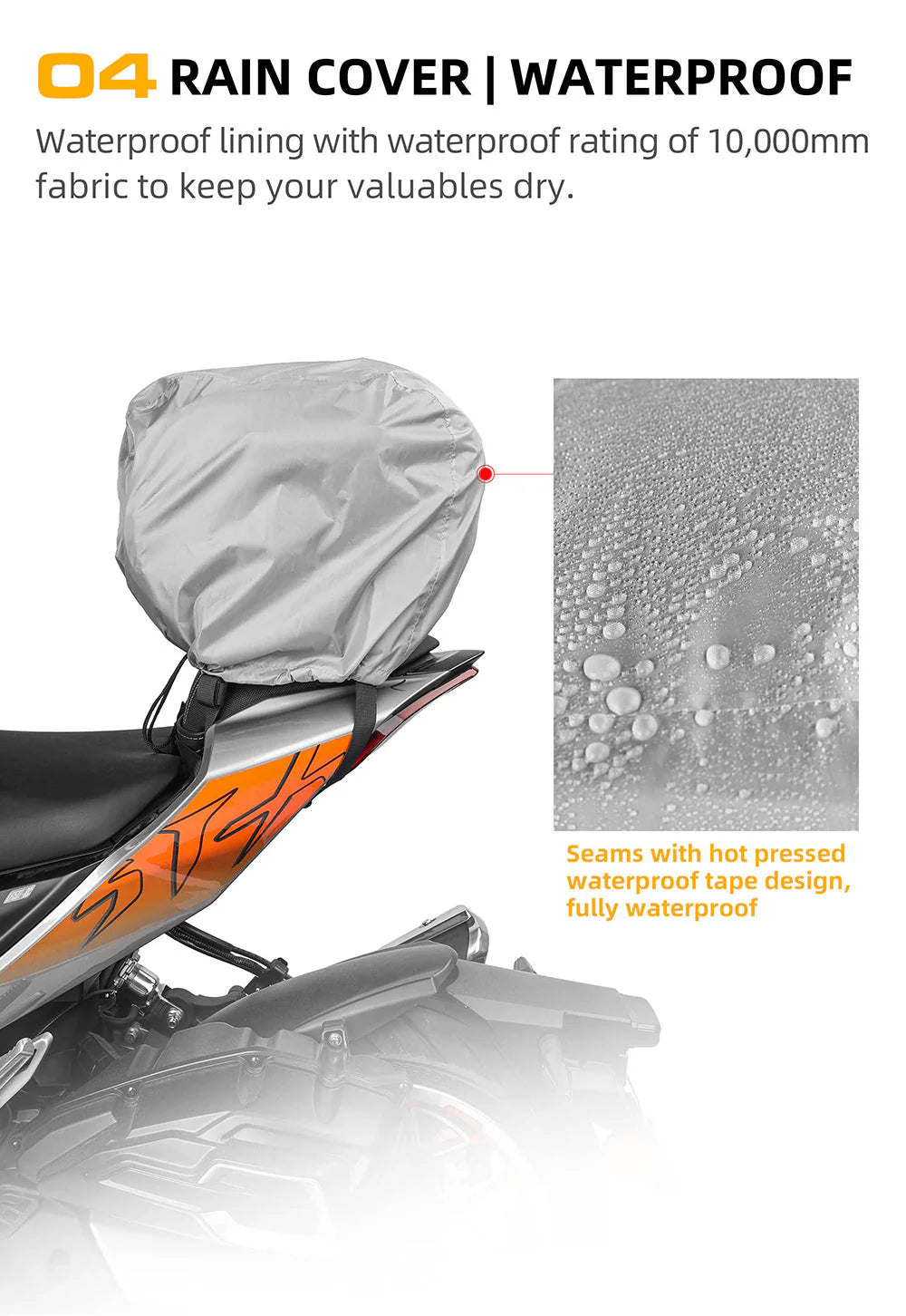 MTR5001 - Multifunctional motorcycle scooter tunnel bag 15L