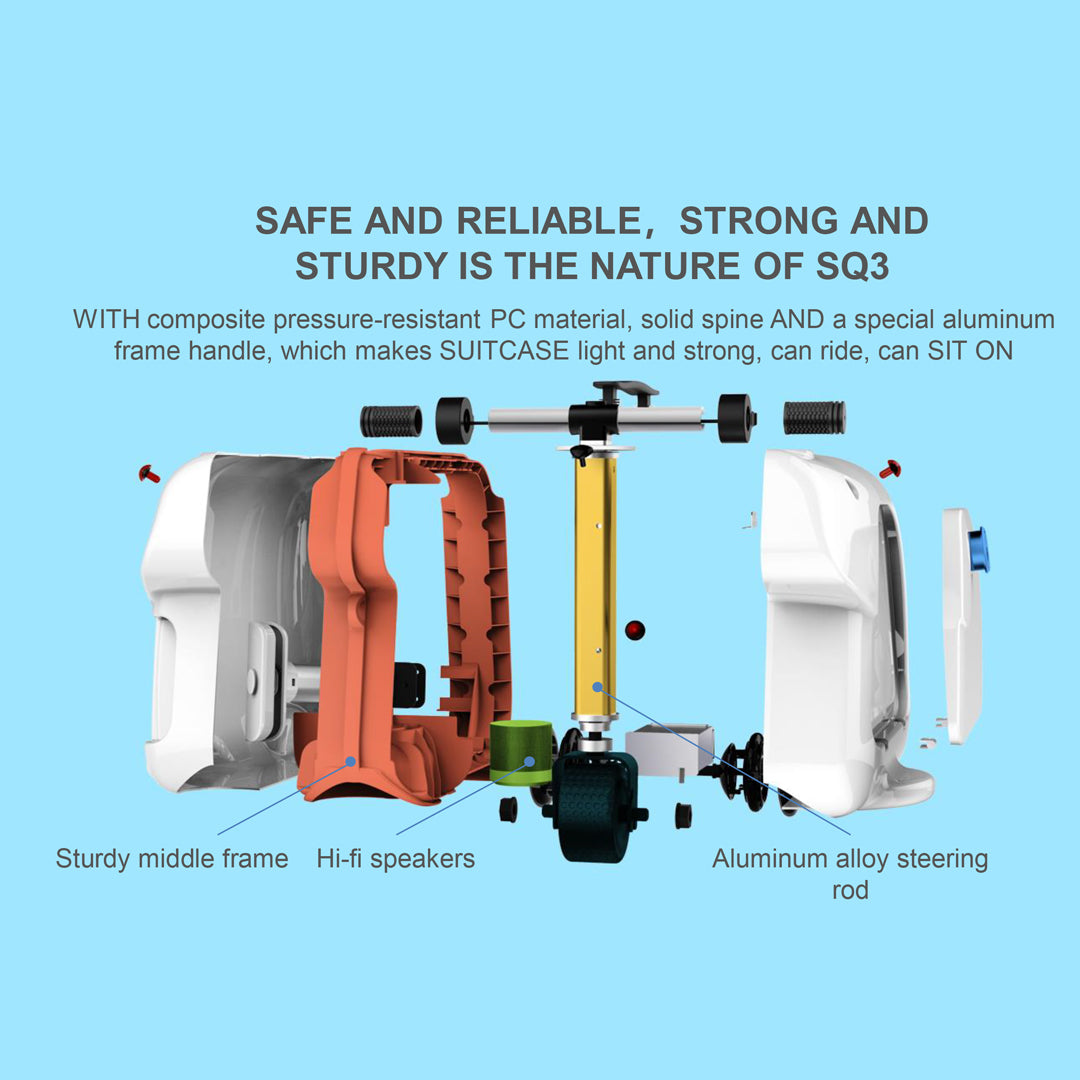 Airwheel SQ3 Smart Electric Luggage for Kids