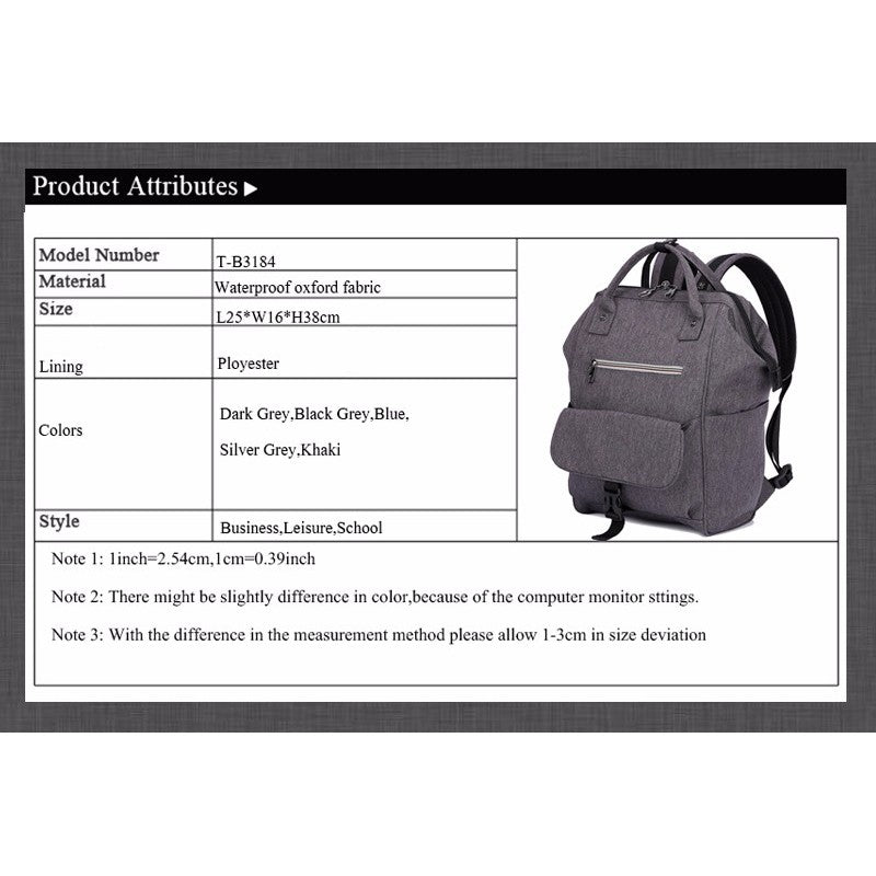 Tigernu T-B3184 14 inches Womens Travel Laptop Backpack Bag