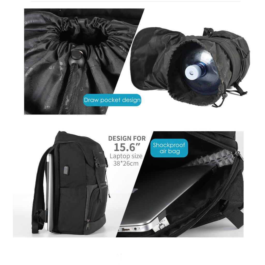 Tigernu T-B3909 Anti theft 15.6 inch Laptop Travel Splashproof Backpack Bag