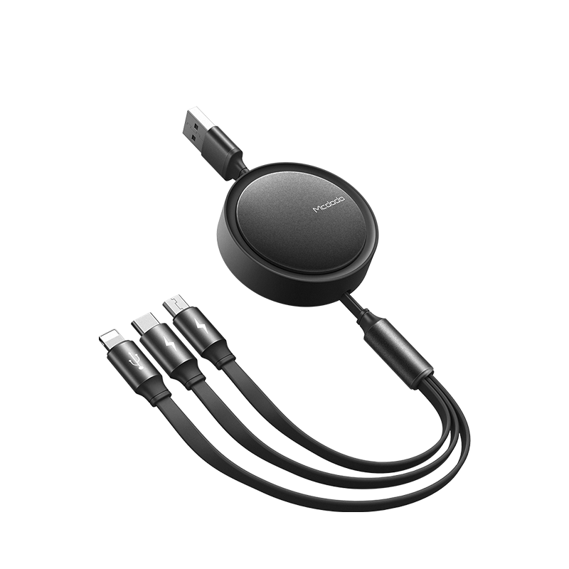 Mcdodo CA-725 Retractable 3 in 1 Cable 1.2m