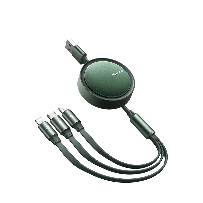 Mcdodo CA-725 Retractable 3 in 1 Cable 1.2m
