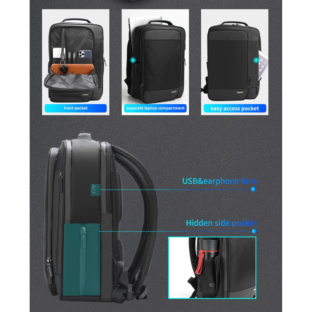 Tigernu T-B3985 15.6 inch Laptop Water Resistant Travel Backpack