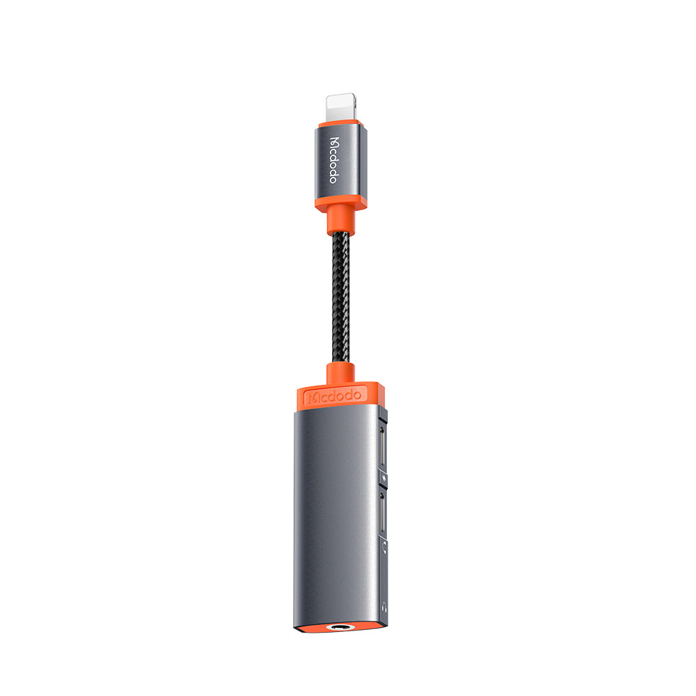 Mcdodo CA-0950 3 in 1 Lightning to Dual Lightning & AUX Port Oryx Series