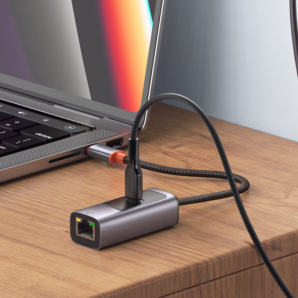 Mcdodo HU-0680 2 in 1 100W PD + LAN Port USB Type C USB Hub
