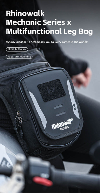 MJX2008BK - Mechanic 2.4L Multifunctional Leg Bag (tank bag)