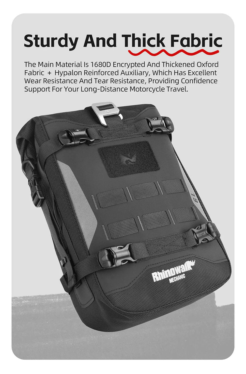 MJX2001 - Mechanic Motorcycle Crash Bar Bag 6L