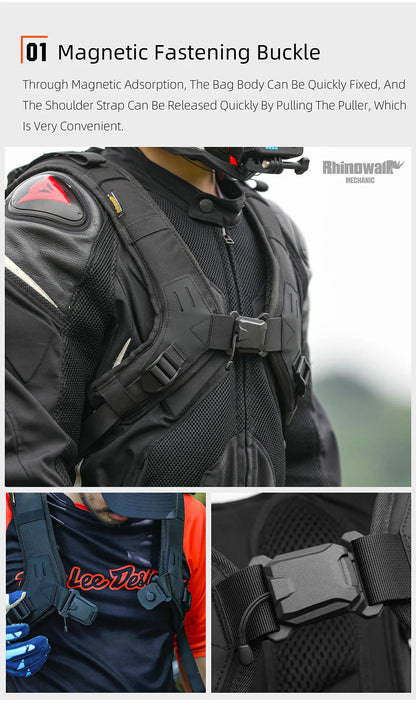 MJX2005 - Mechanic Motorcycle Backpack 23L