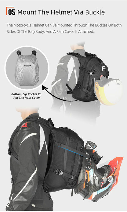 MJX2005 - Mechanic Motorcycle Backpack 23L