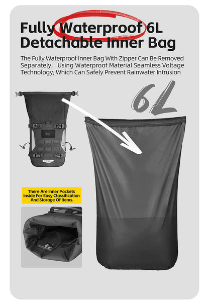 MJX2001 - Mechanic Motorcycle Crash Bar Bag 6L