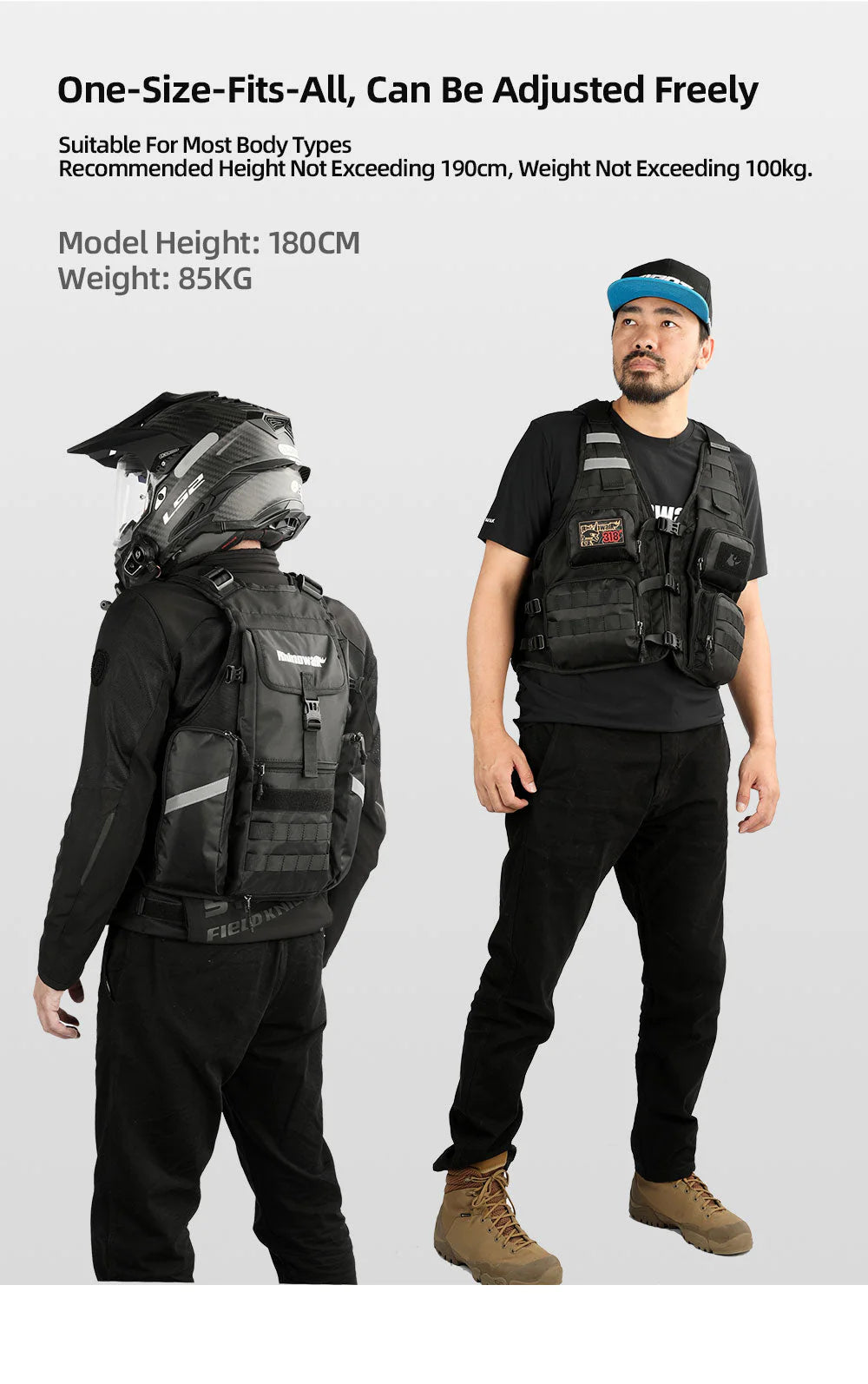 M1012BK - Cycling Vest