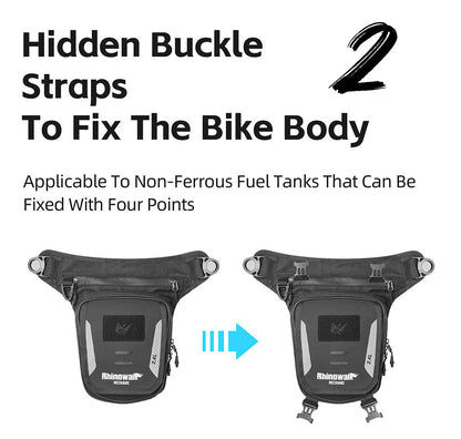 MJX2008BK - Mechanic 2.4L Multifunctional Leg Bag (tank bag)