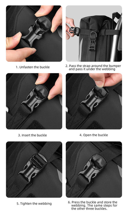 MJX2001 - Mechanic Motorcycle Crash Bar Bag 6L