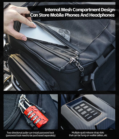 MFT2310KC- 23L-35L ABS Hard Shell Tail Bag with Expandable
