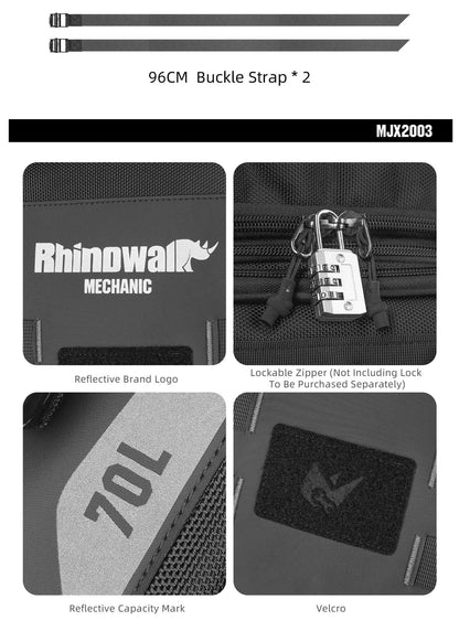 MJX2003 - Mechanic Motorcycle Touring Seat Bag 70L