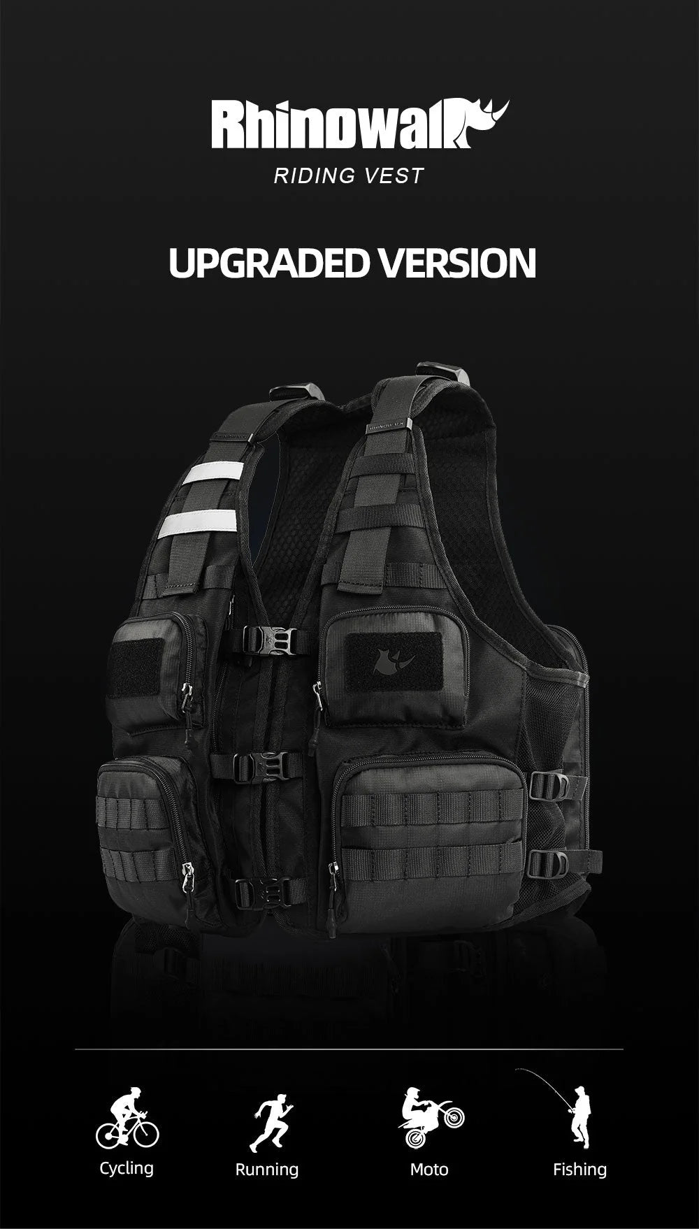 M1012BK - Cycling Vest
