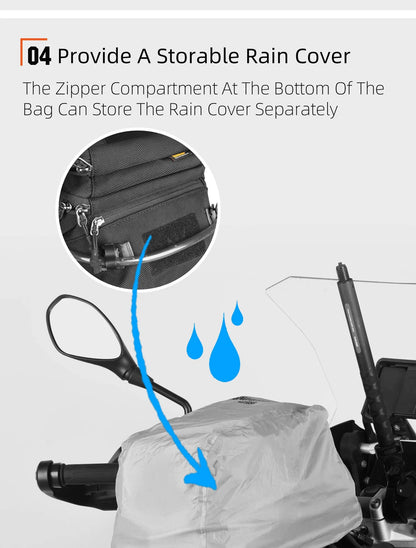 MJX2002 - Mechanic Motorcycle Tank Bag 9L