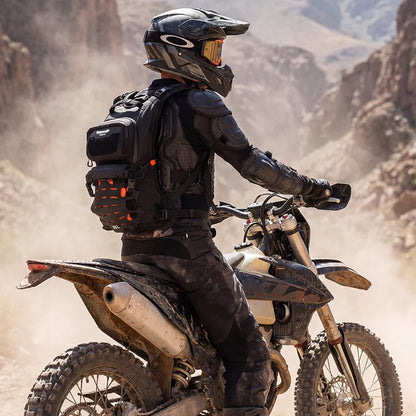 MCY2602OE - 10L Adventure Cycling Backpack ESA protective armor