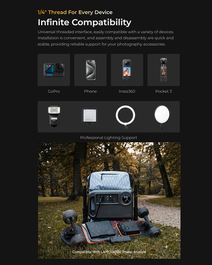 Coalax Ranger Outdoor Selfie Backpack for Hands-Free Vlogging Creators