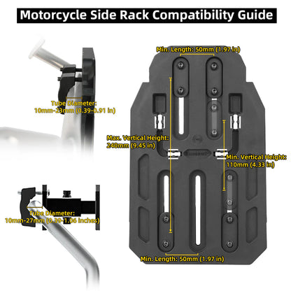 MJX2004BK - Mechanic -35L Quick release side bag