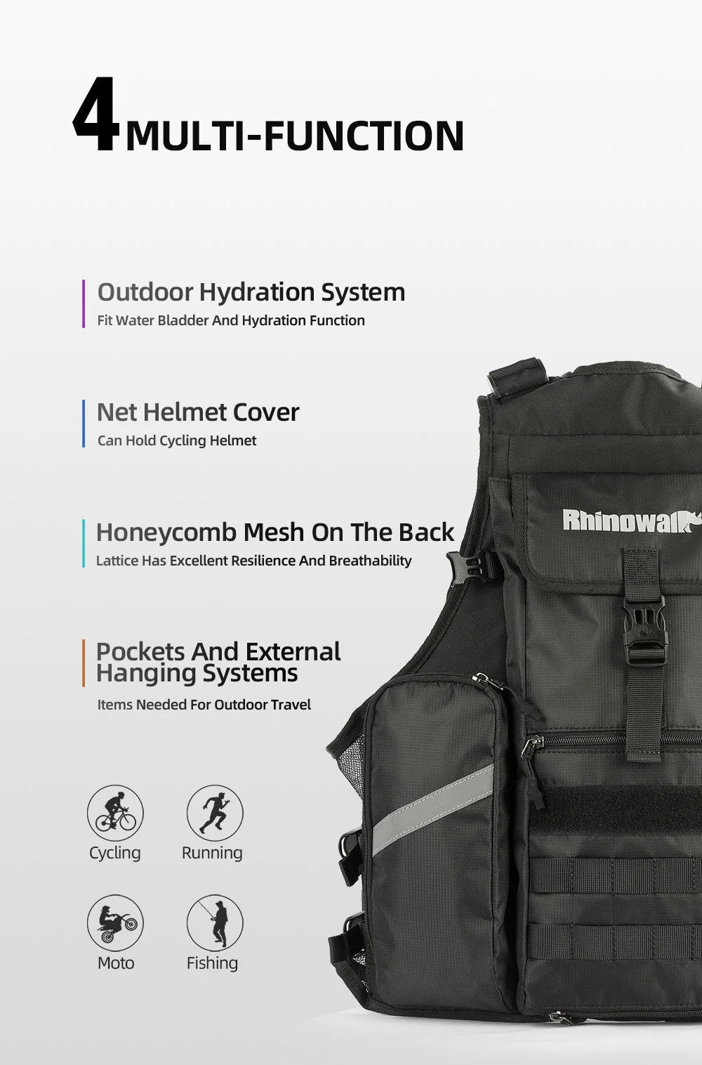 M1012BK - Cycling Vest