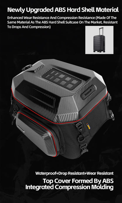 MFT2310KC- 23L-35L ABS Hard Shell Tail Bag with Expandable