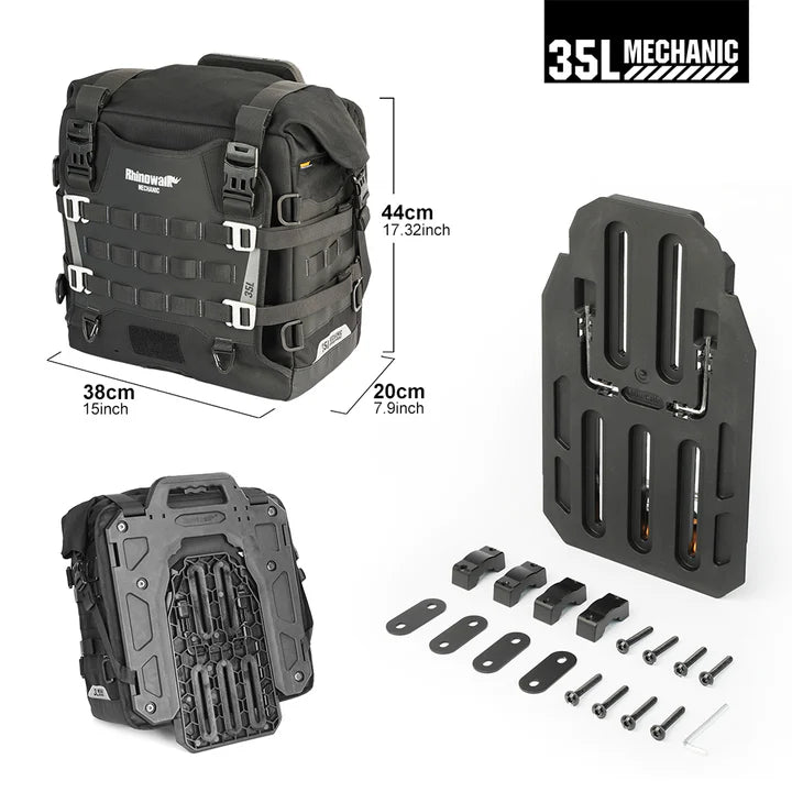 MJX2004BK - Mechanic -35L Quick release side bag