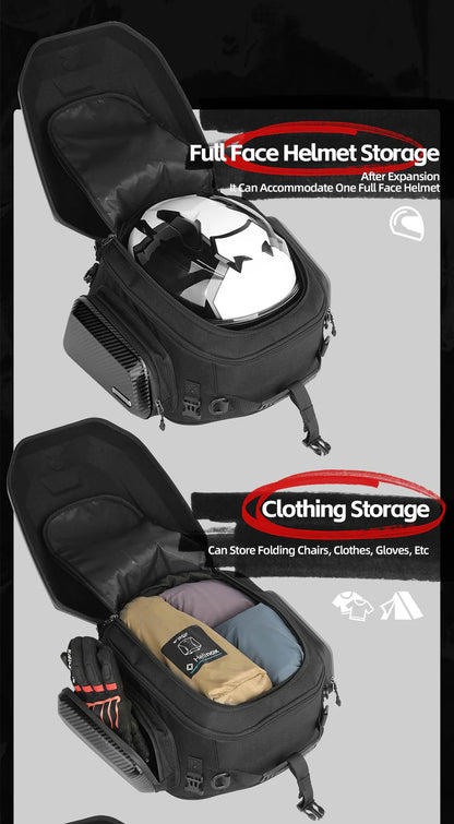MFT2310KC- 23L-35L ABS Hard Shell Tail Bag with Expandable