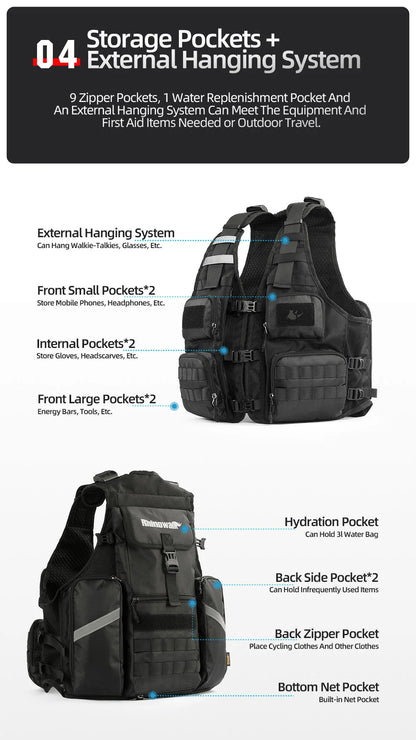 M1012BK - Cycling Vest