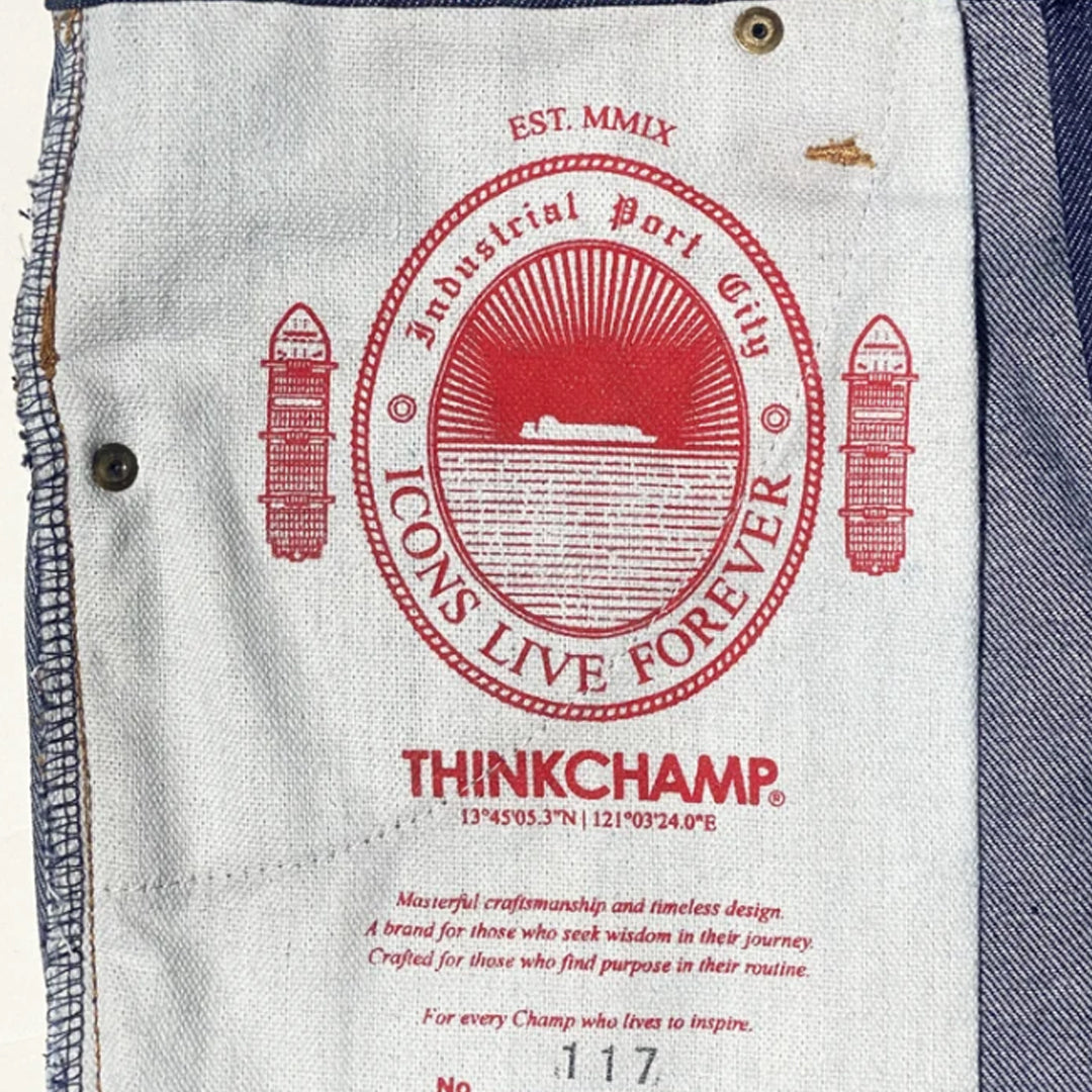 THINKCHAMP - CONRAD 11oz. DENIM PANTS IN INDIGO BLUE