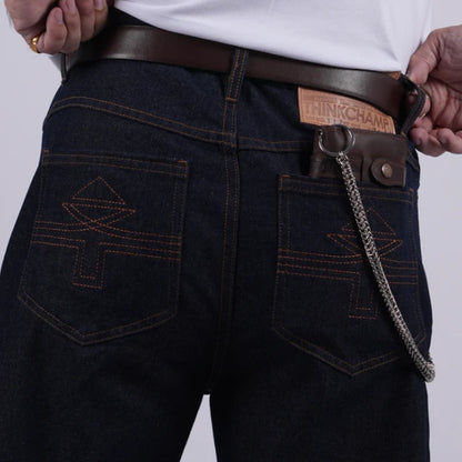 THINKCHAMP - CONRAD 11oz. DENIM PANTS IN INDIGO BLUE
