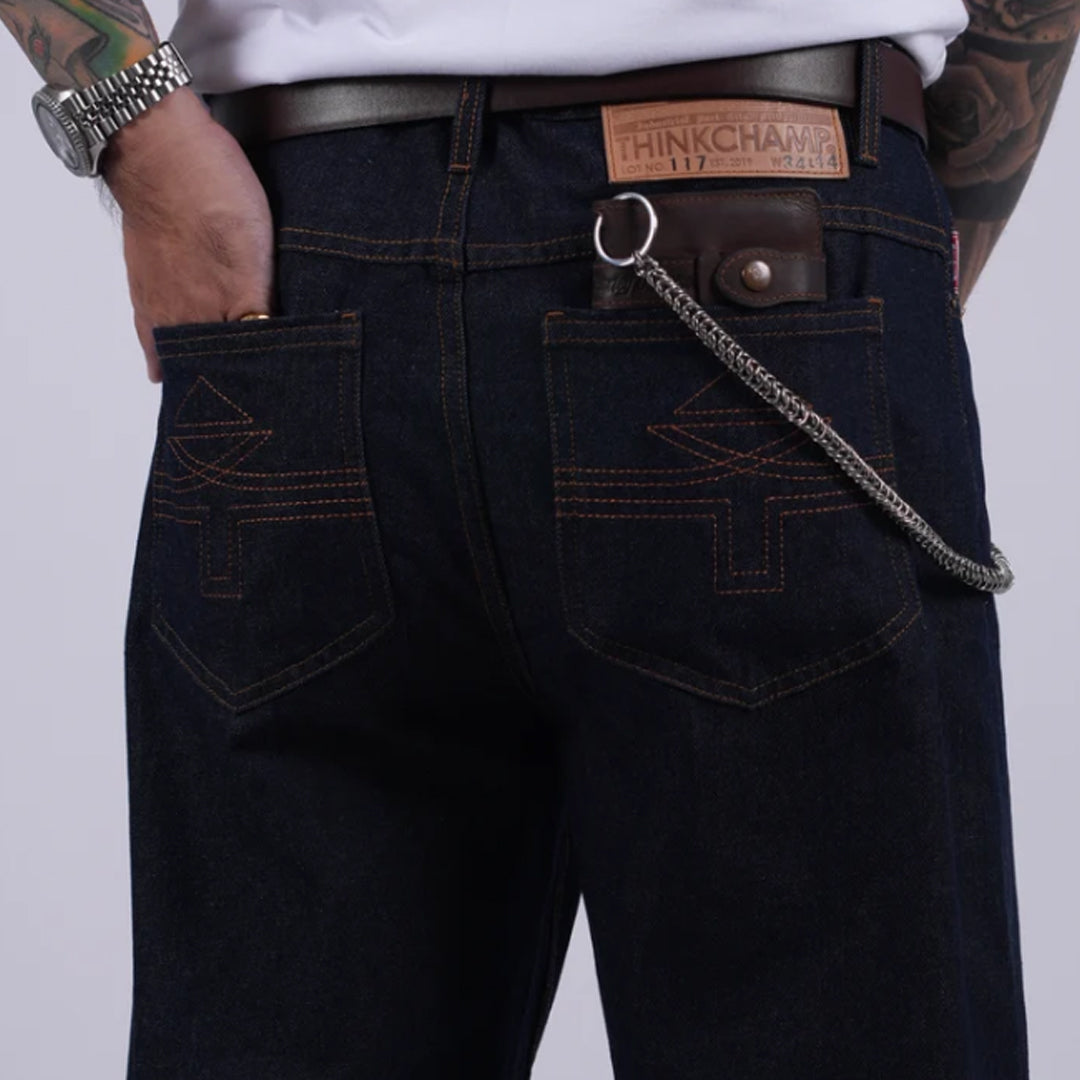 THINKCHAMP - CONRAD 11oz. DENIM PANTS IN INDIGO BLUE