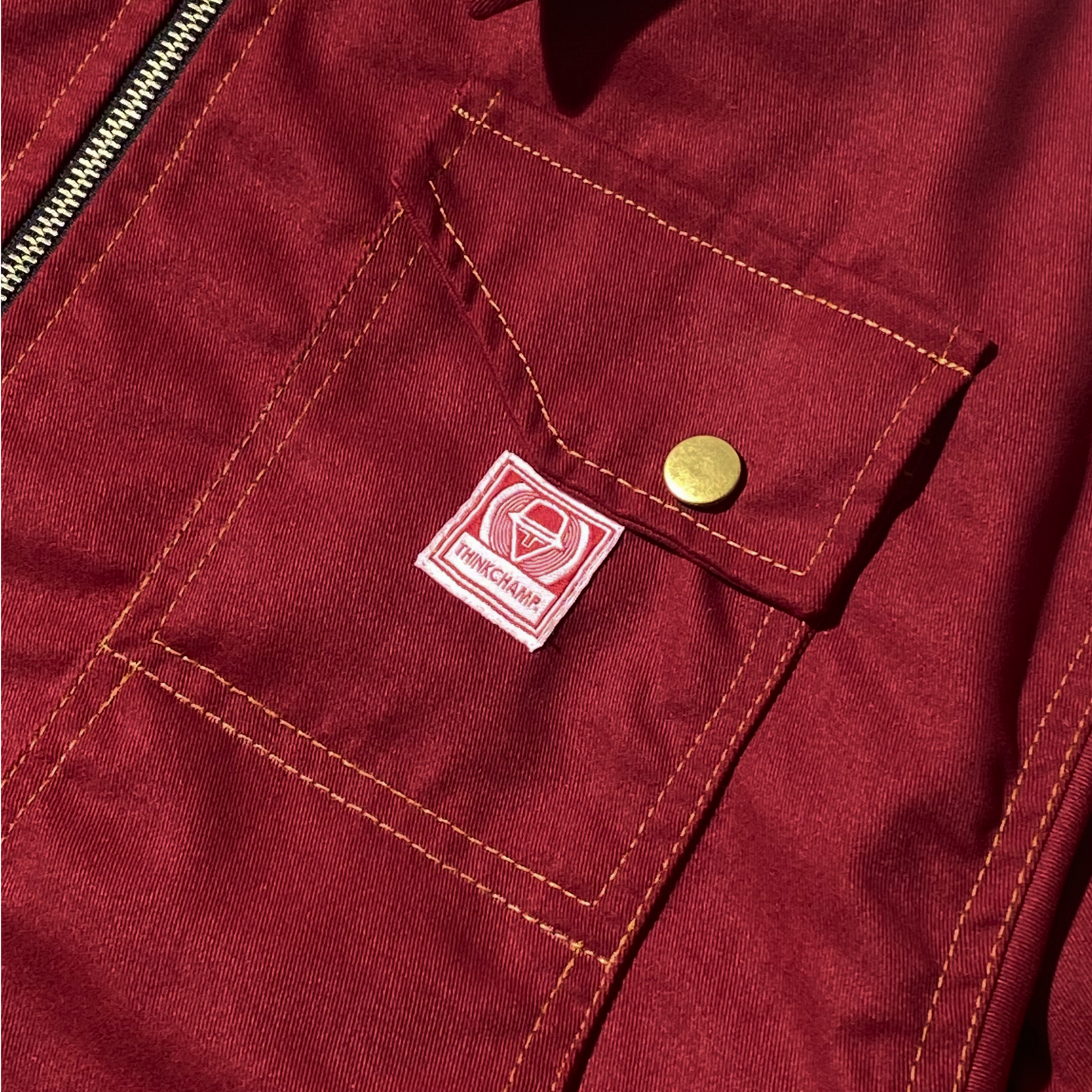 THINKCHAMP - BUCCANEER PANTHERA TIGRIS PADDED-READY JACKET IN CRIMSON COLORWAY